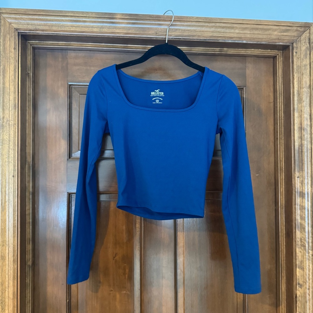 Hollister Royal Blue Crop Top
